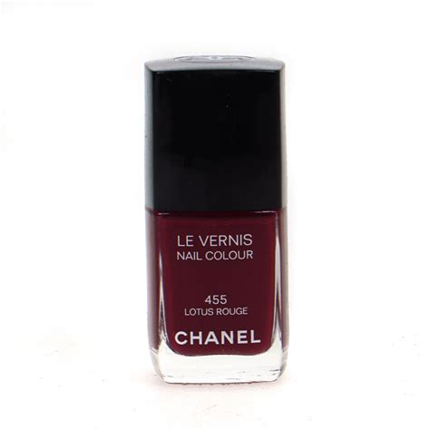 Chanel Lotus Rouge Le Vernis Nail Colour Product Info 